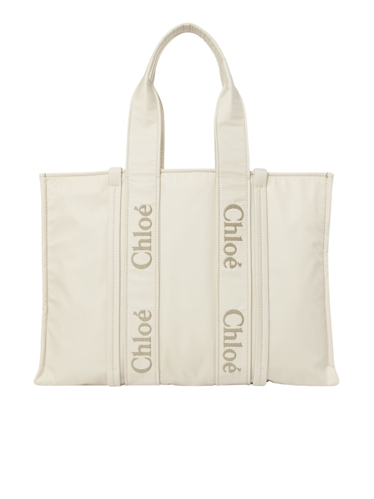 Grand sac cabas Woody - Dusty Ivory