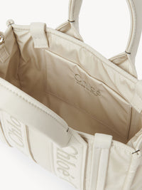Petit sac cabas avec strass Woody - Dusty Ivory