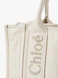 Petit sac cabas avec strass Woody - Dusty Ivory