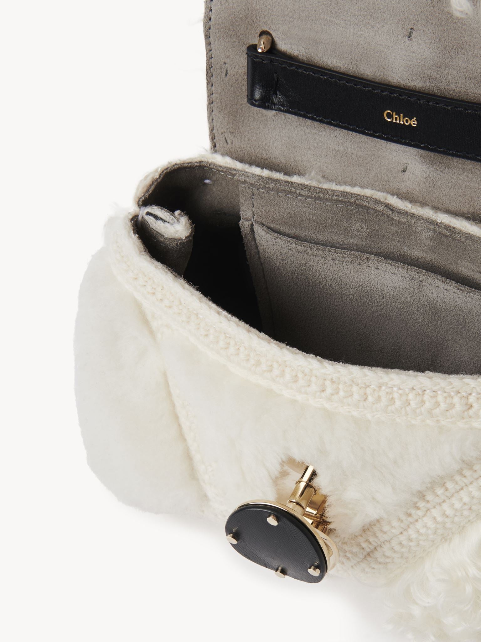 Mini sac souple porté épaule Penelope - Blanc