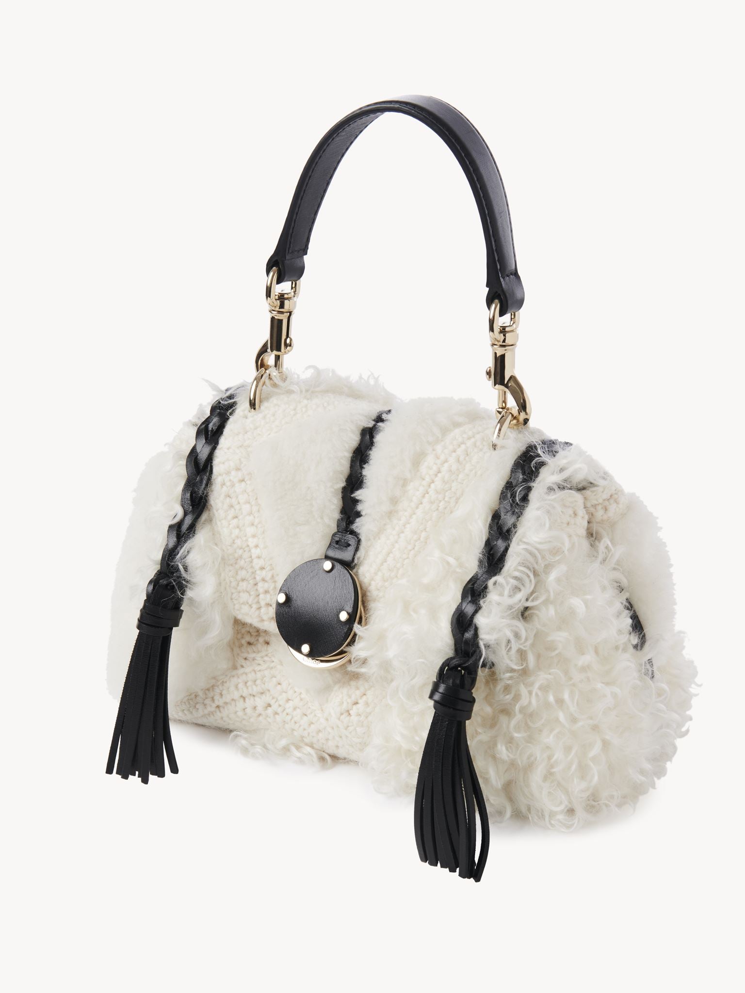 Mini sac souple porté épaule Penelope - Blanc