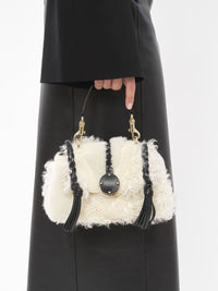 Mini sac souple porté épaule Penelope - Blanc