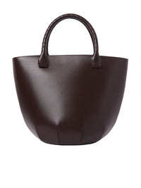 Sac panier Sabia en cuir - Violine Profonde