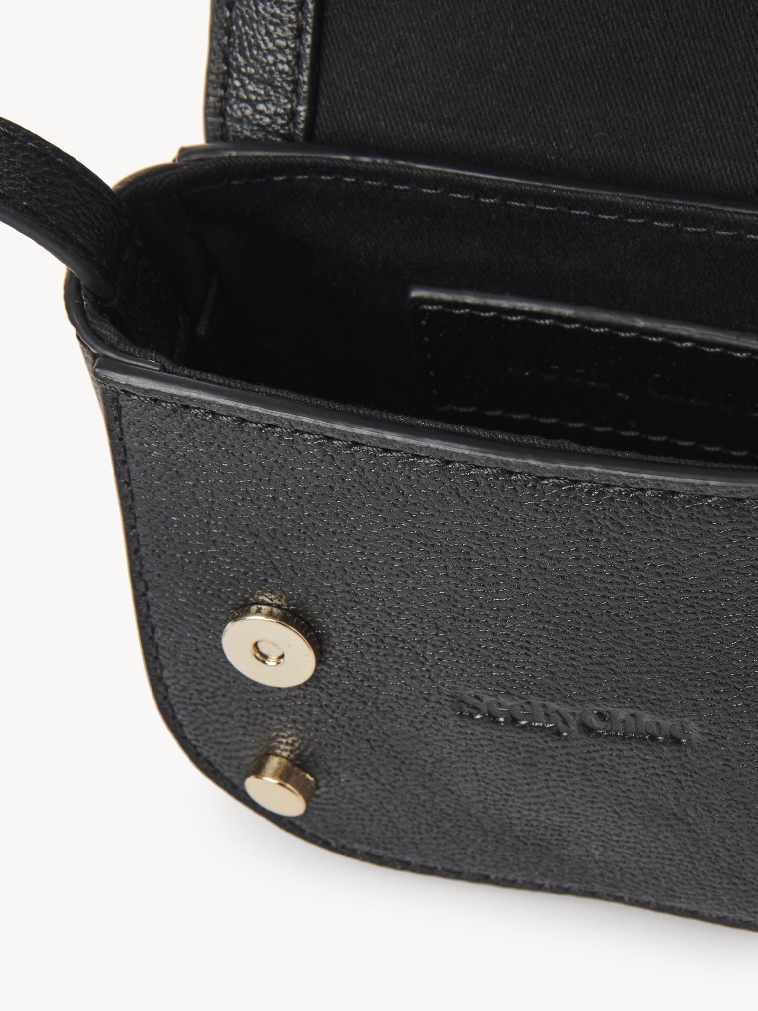 Mini sac à bandoulière Mara en cuir - Black