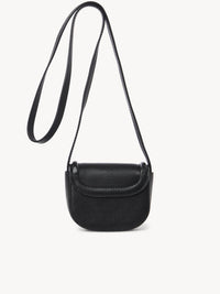 Mini sac à bandoulière Mara en cuir - Black