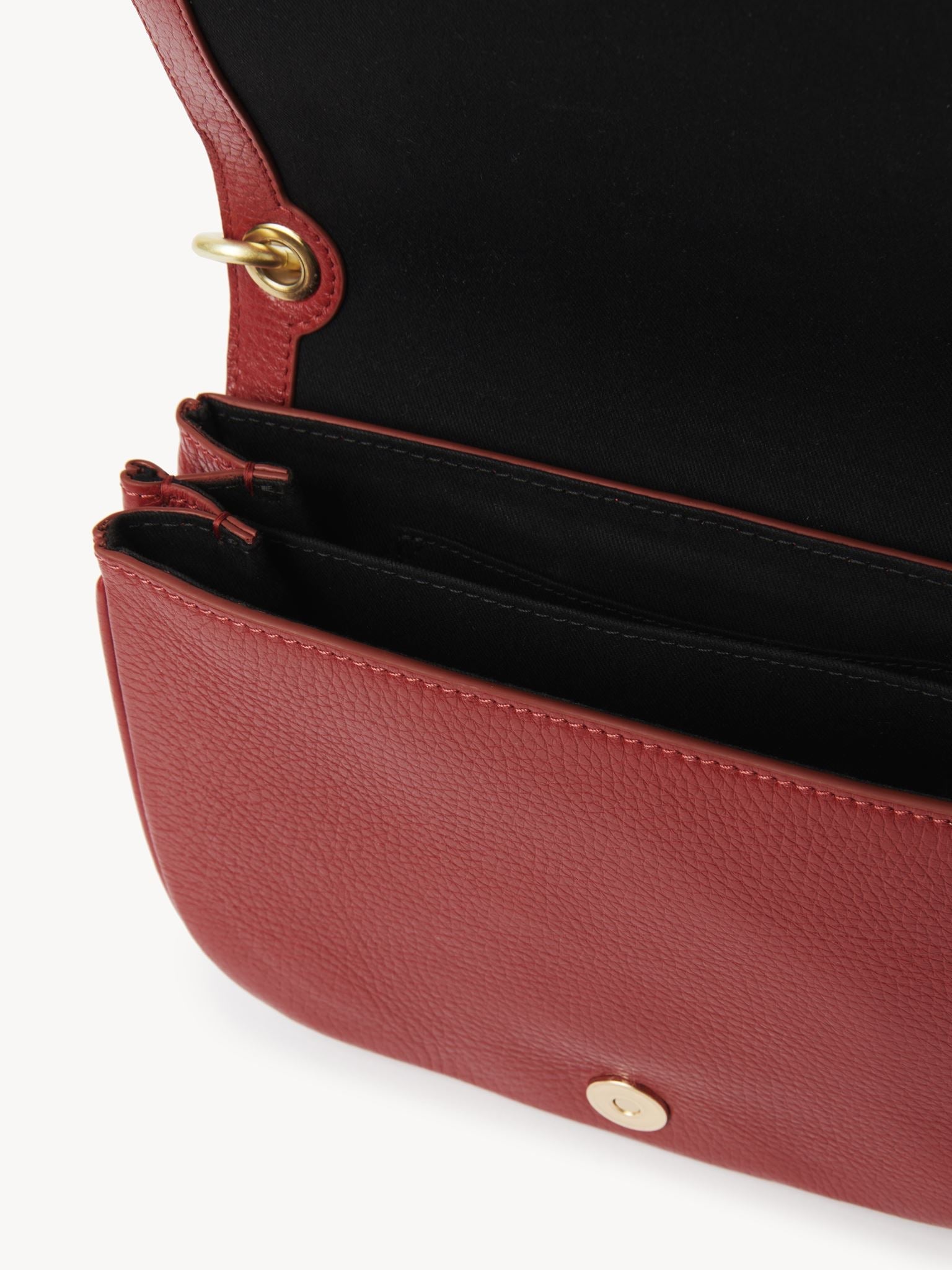 Sac porté épaule Hana en cuir - Dreamy Red