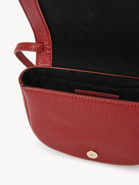 Mini sac Hana en cuir - Rouge Rêveur