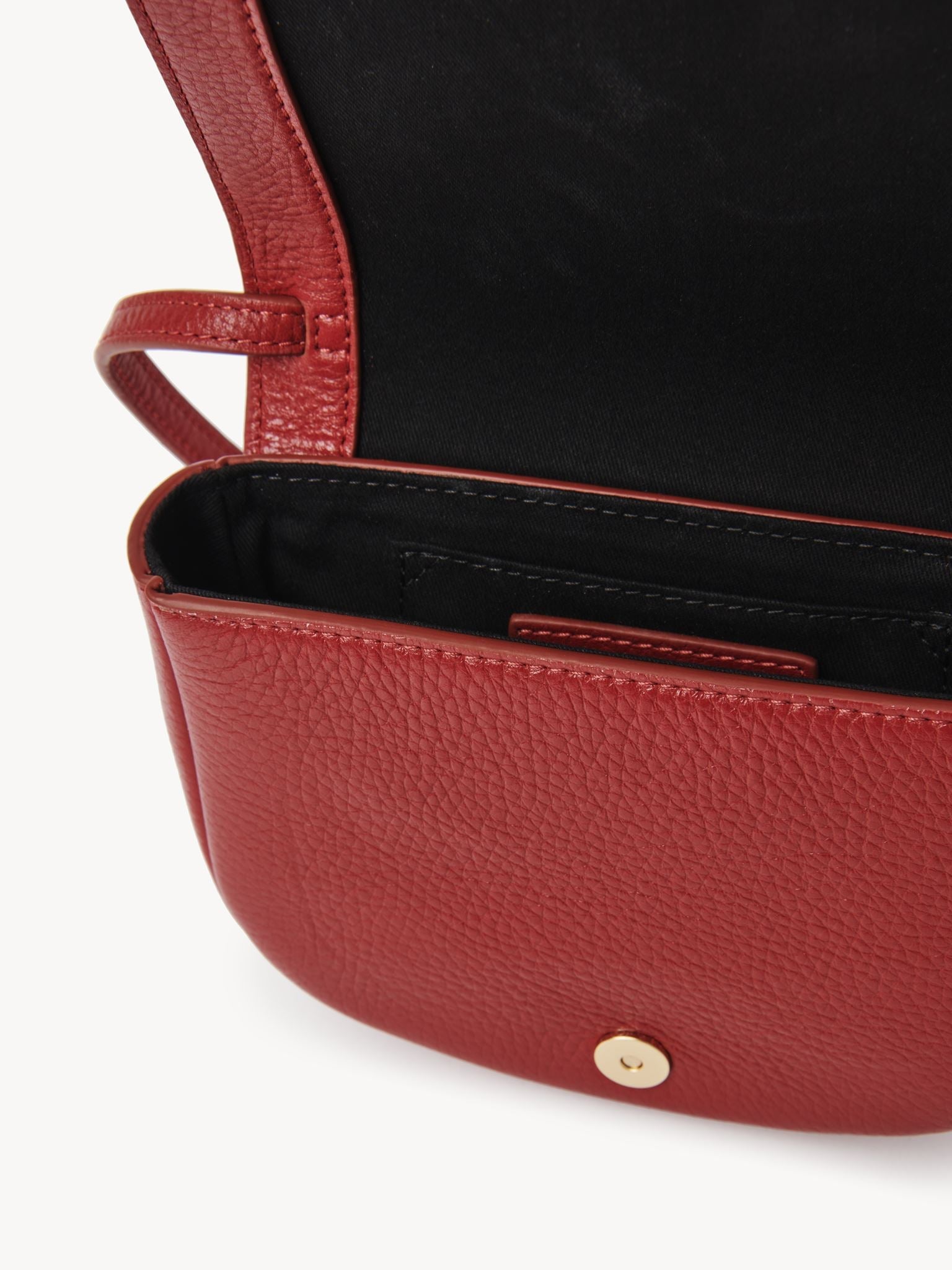 Mini sac Hana en cuir - Rouge Rêveur