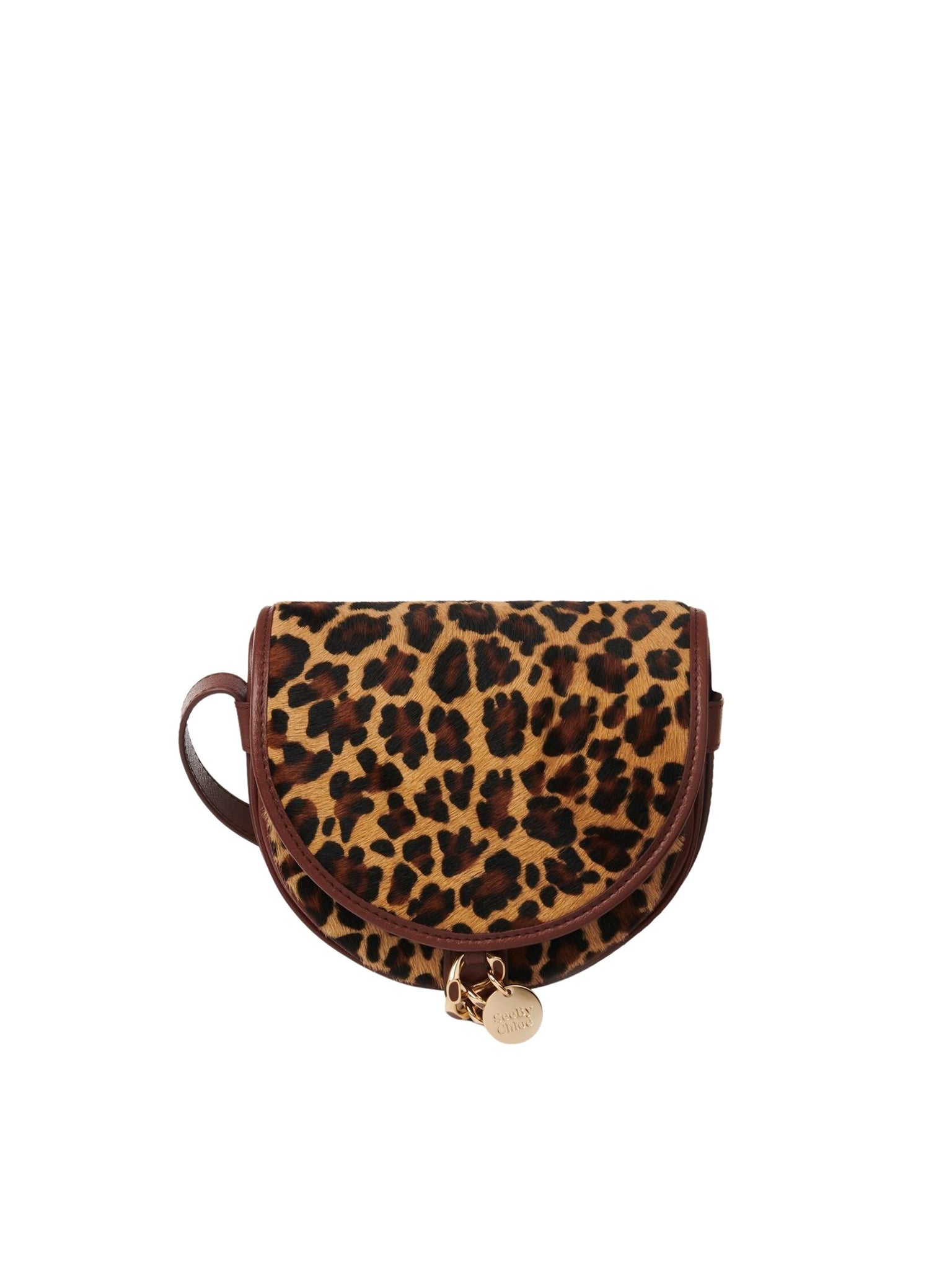 Petit sac bandoulière Mara en cuir - Brun Cuivré
