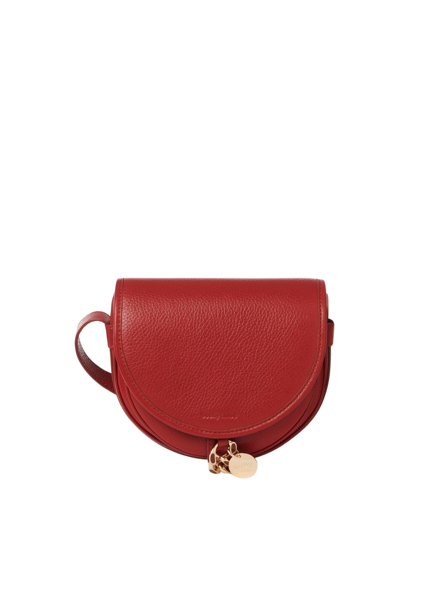 Petit sac bandoulière Mara en cuir - Rouge Rêveur