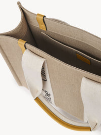 Sac cabas Woody en lin - Miel D'Or
