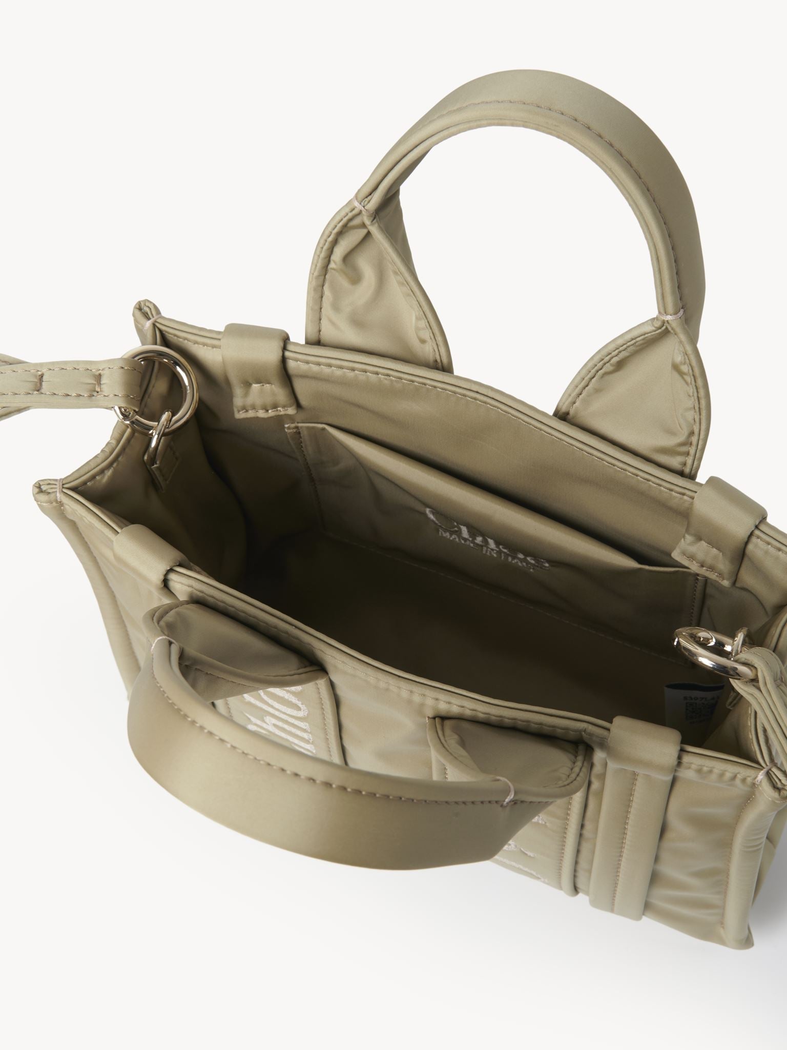 Petit sac cabas Woody à bandoulière - Sable Chaud