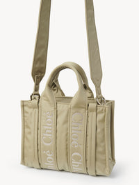 Petit sac cabas Woody à bandoulière - Sable Chaud