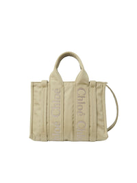 Petit sac cabas Woody à bandoulière - Sable Chaud