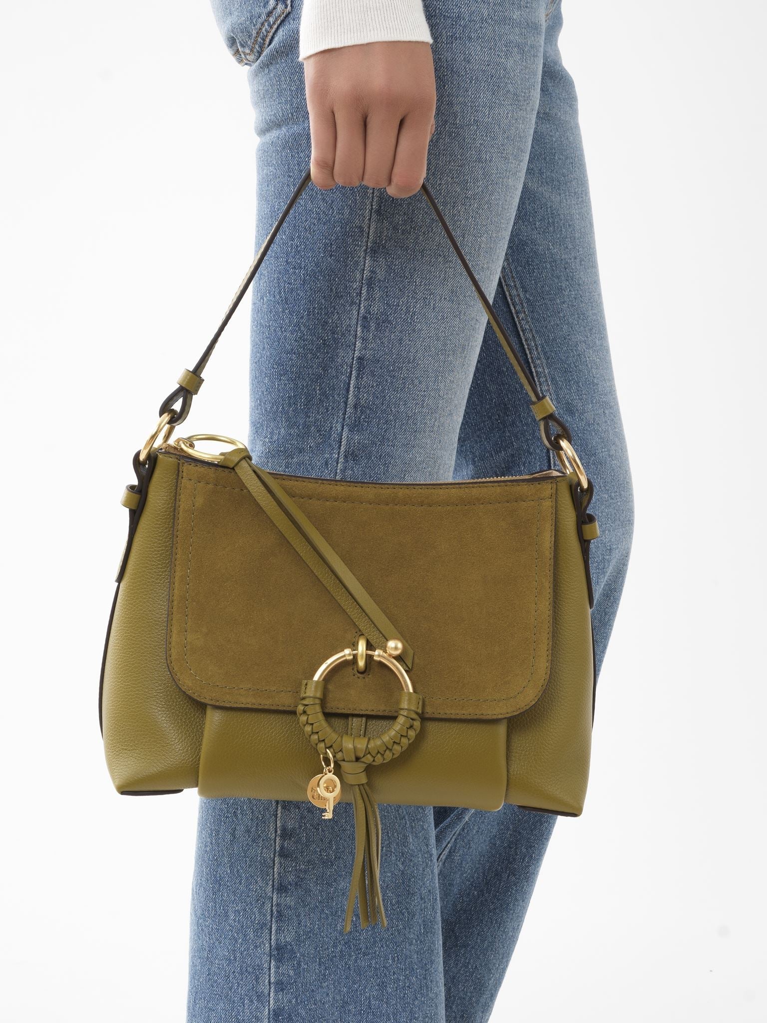 Sac à bandoulière Joan en cuir - Caramello