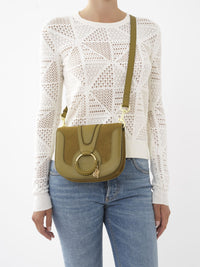 Sac porté épaule Hana en cuir - Olive