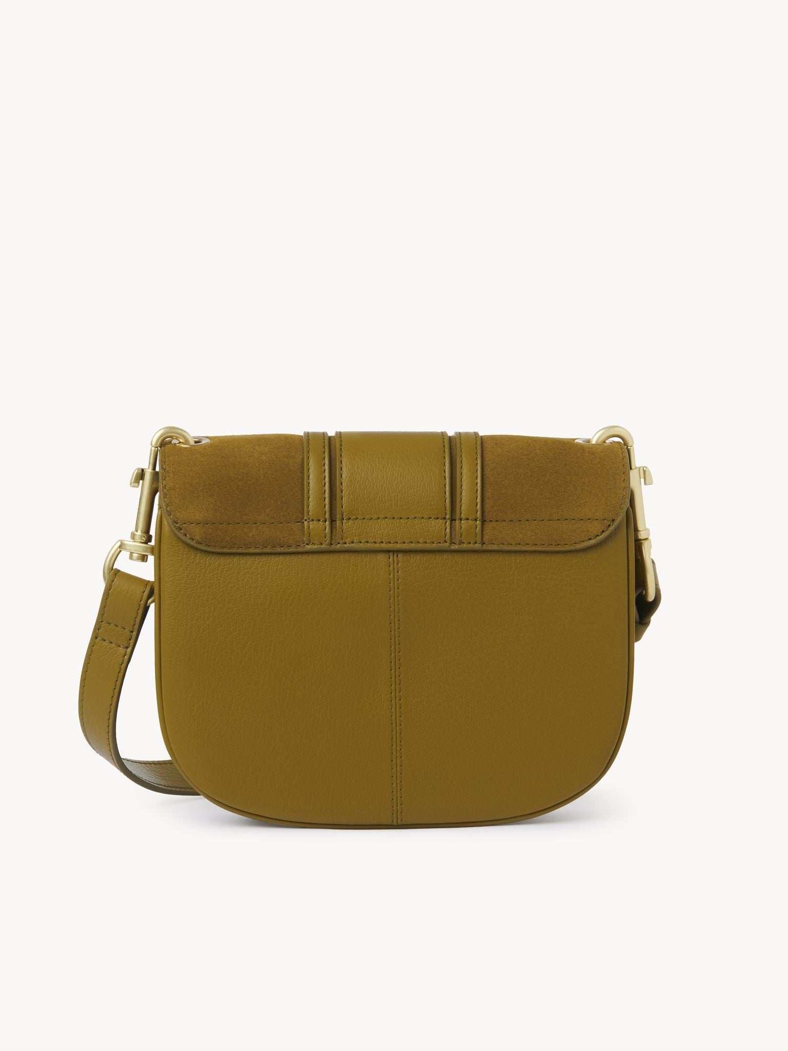 Sac porté épaule Hana en cuir - Olive