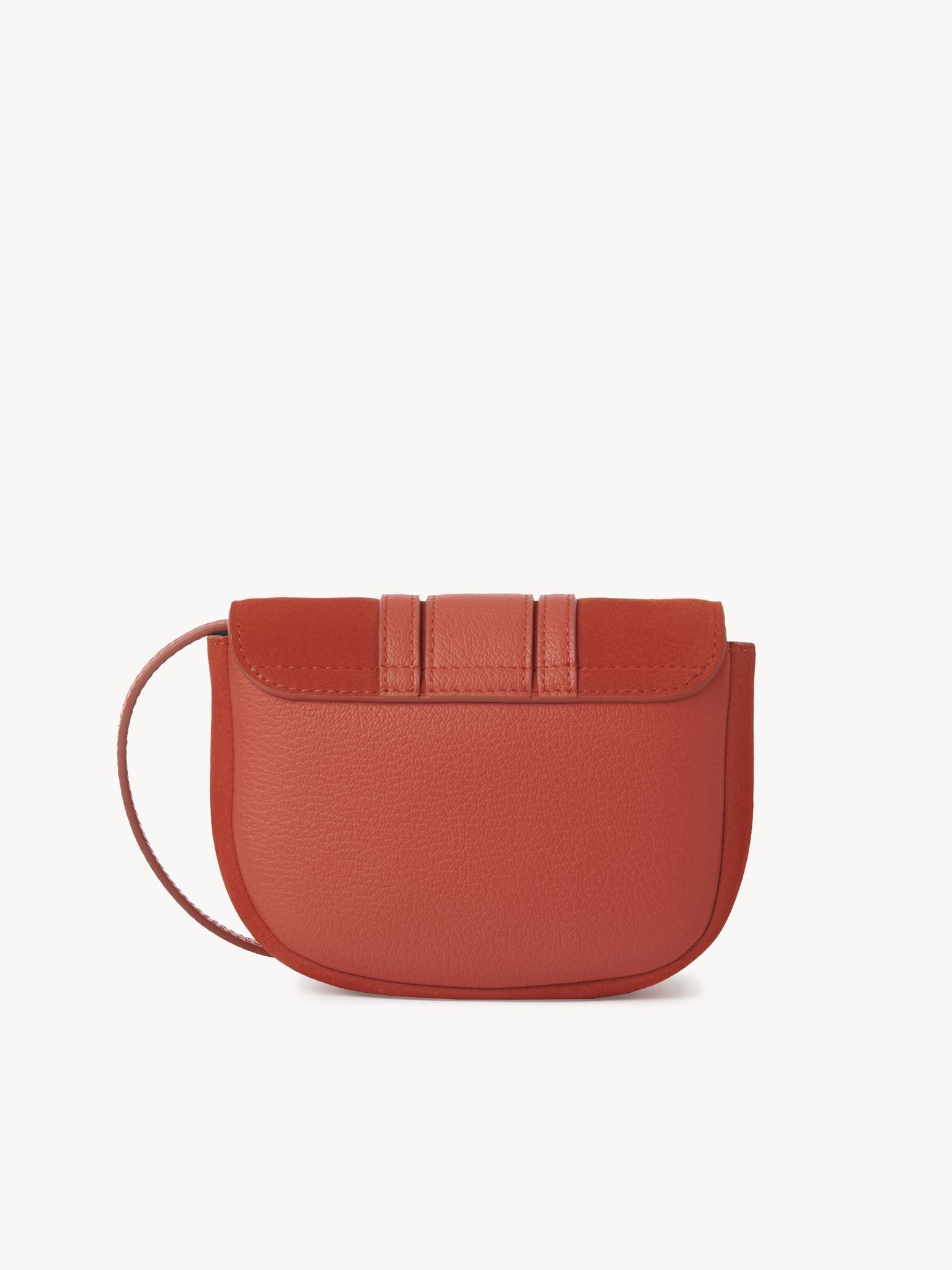 Mini sac Hana en cuir - Orange Gitane