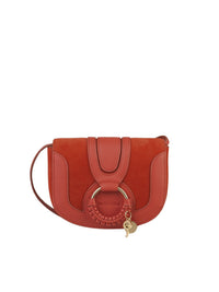 Mini sac Hana en cuir - Orange Gitane