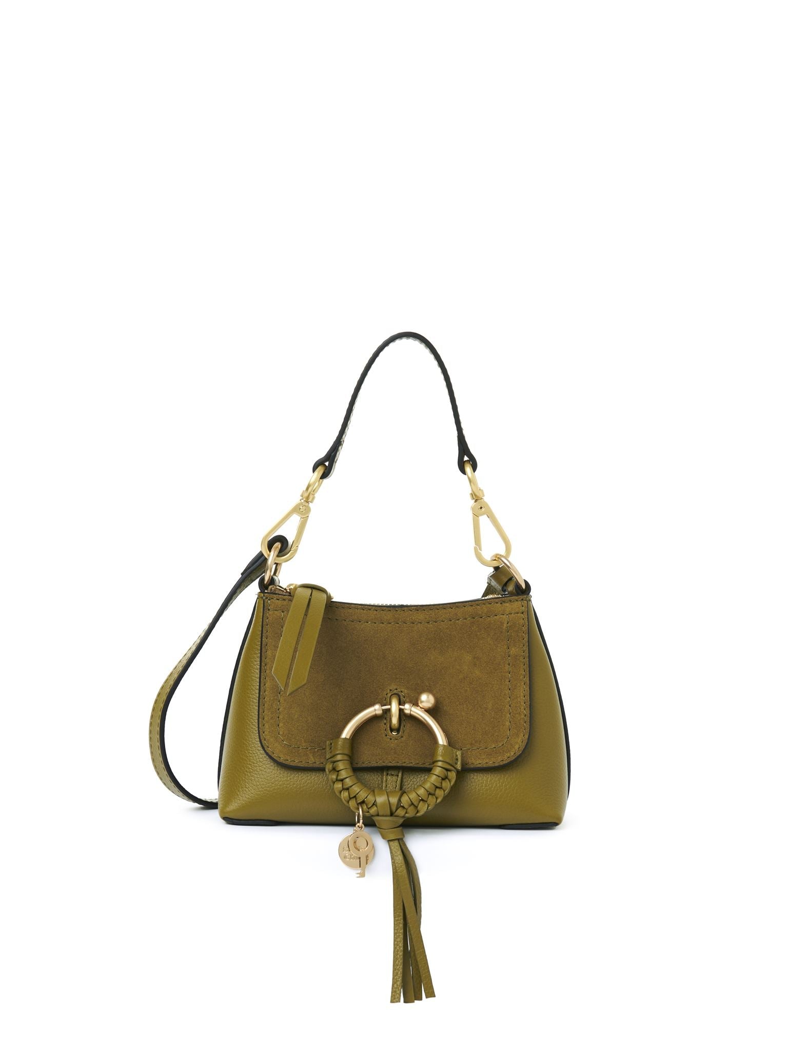 Mini sac Joan en cuir - Olive