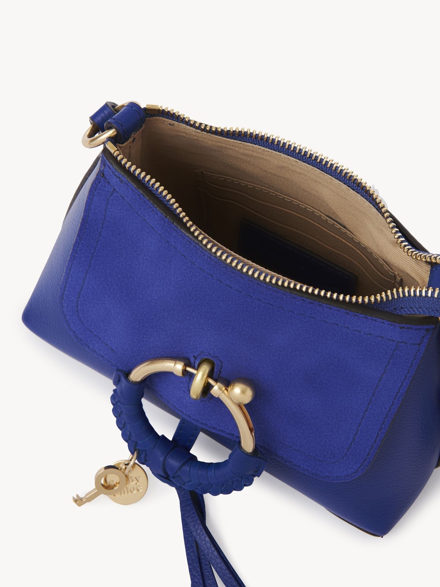 Mini sac Joan en cuir - Abyssal Blue