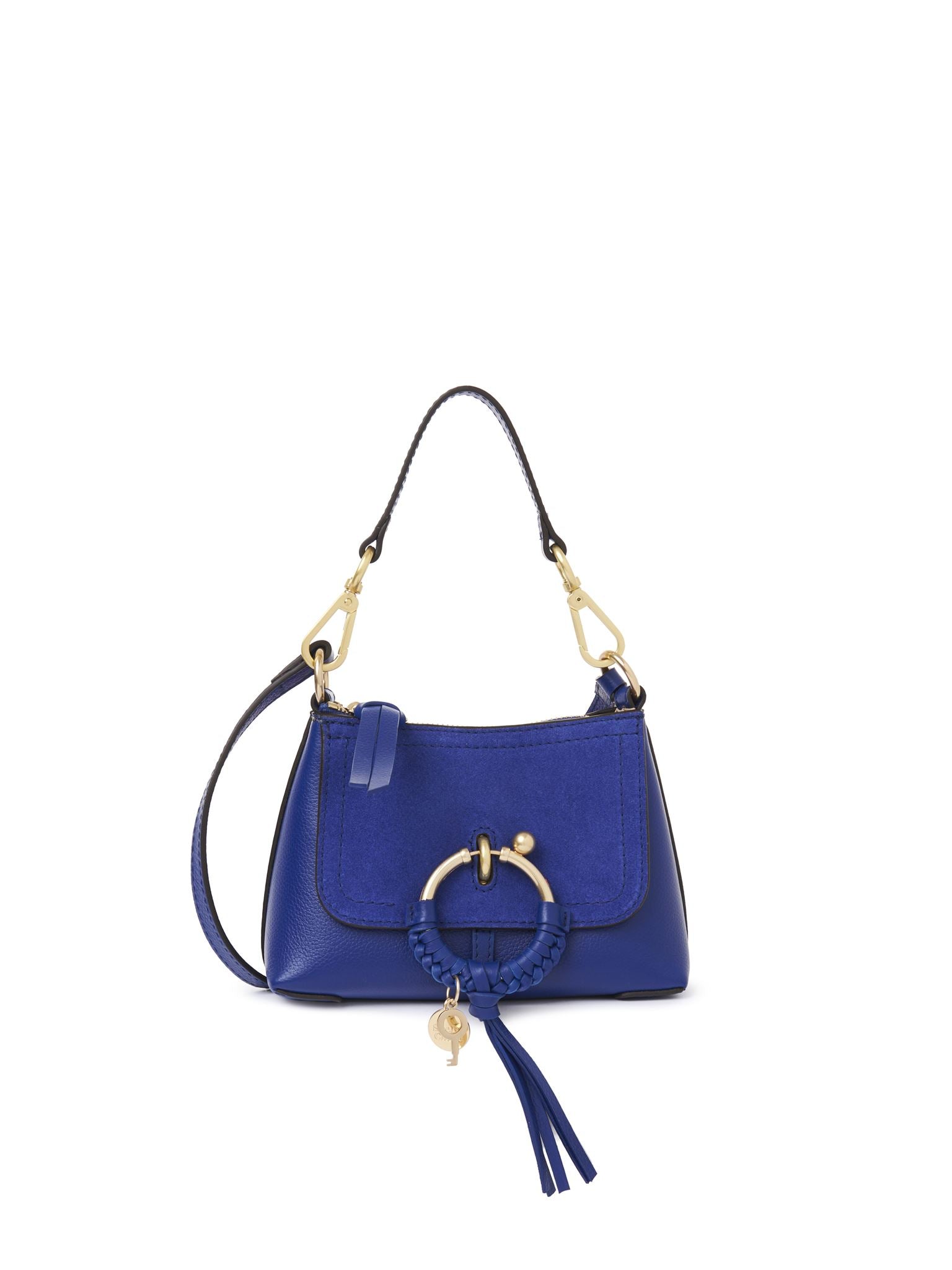 Mini sac Joan en cuir - Abyssal Blue