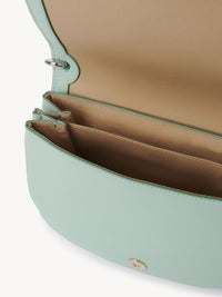 Sac porté épaule Hana en cuir - Bleu Soufflé
