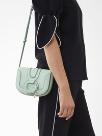 Mini sac Hana en cuir - Bleu Soufflé
