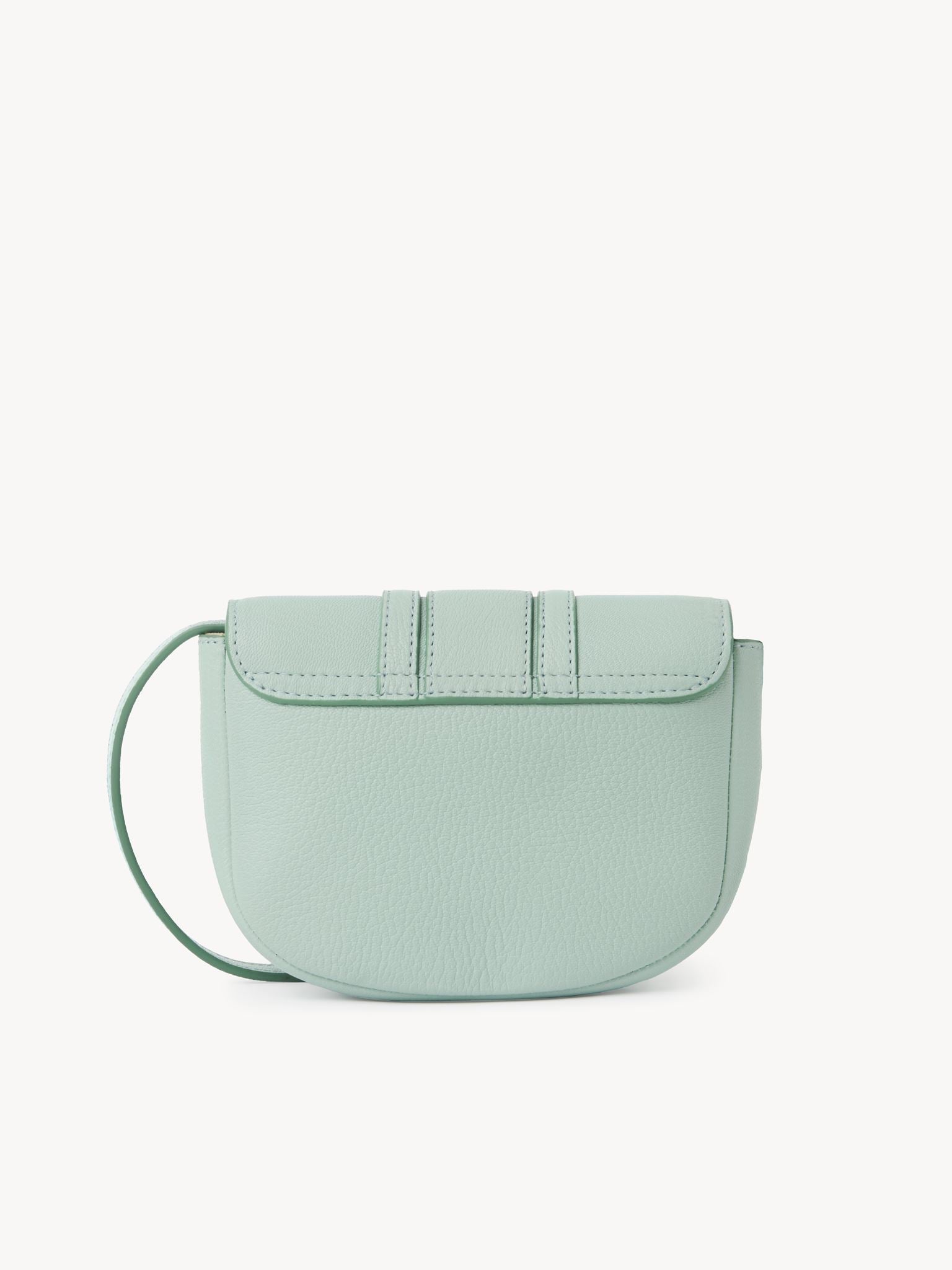 Mini sac Hana en cuir - Bleu Soufflé
