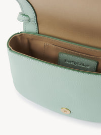 Mini sac Hana en cuir - Bleu Soufflé