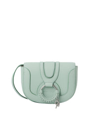 Mini sac Hana en cuir - Bleu Soufflé