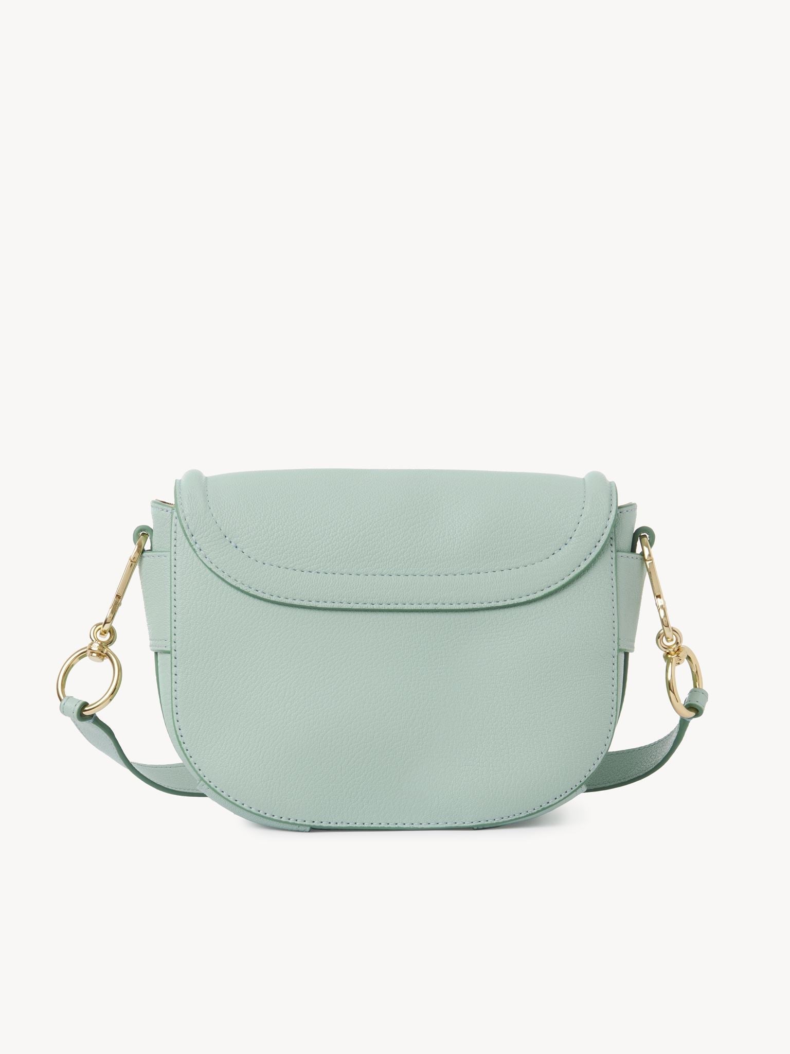 Sac bandoulière Mara en cuir - Bleu Soufflé