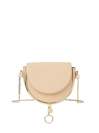 Sac du soir Mara en cuir - Nude