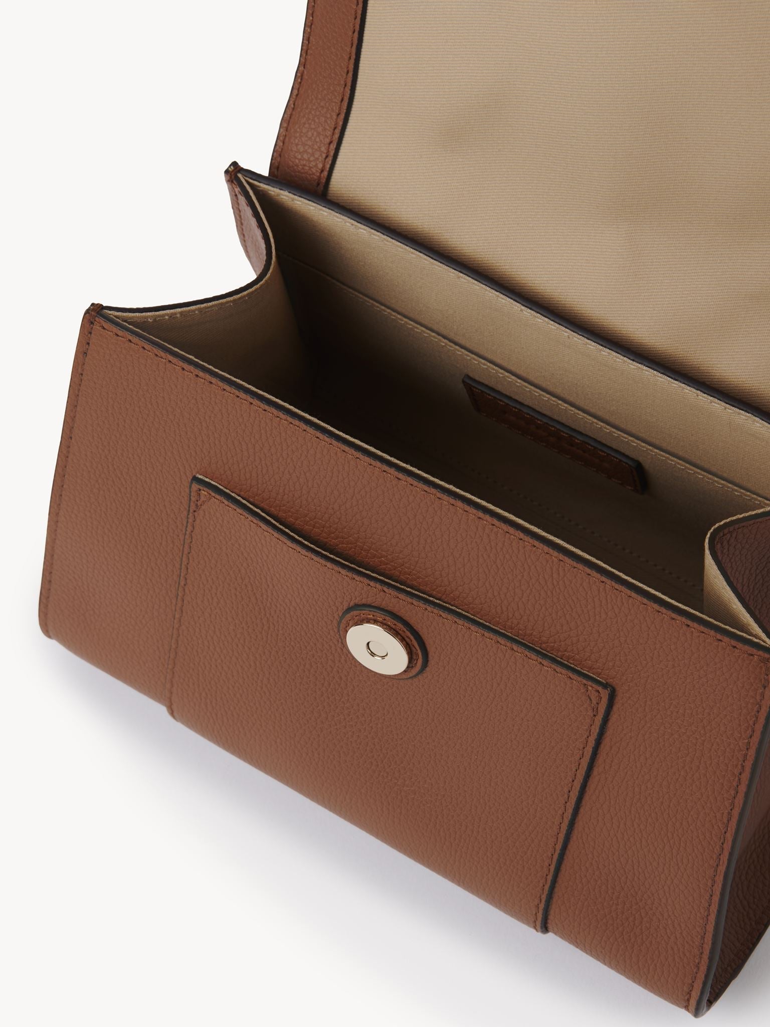 Sac à main Joan Lady Like en cuir - Caramello