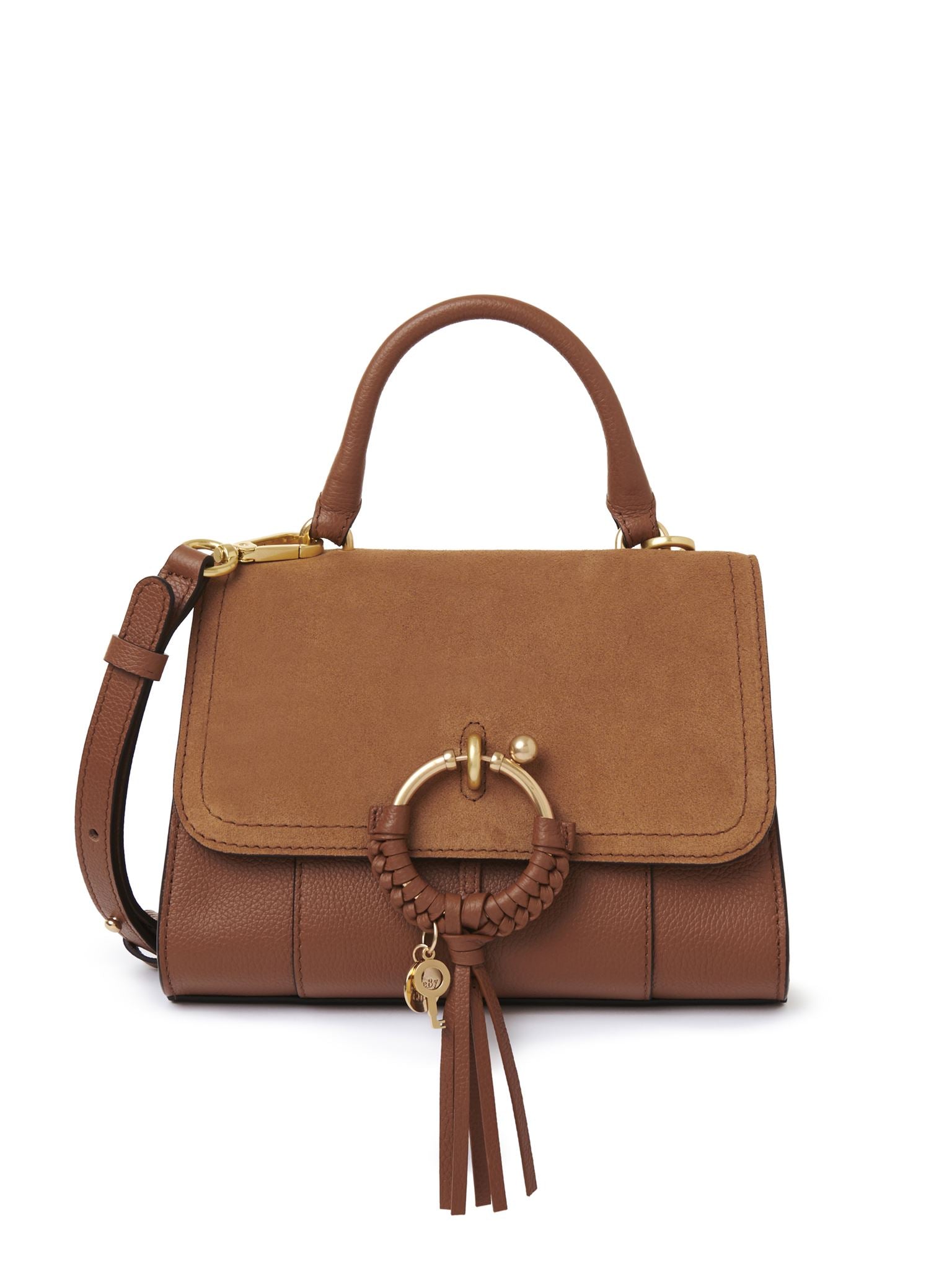 Sac à main Joan Lady Like en cuir - Caramello