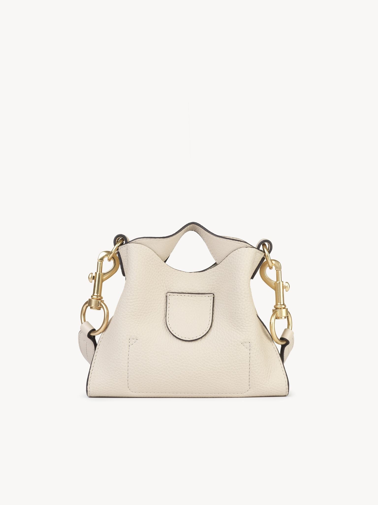 Mini sac à main Joan en cuir - Cement Beige