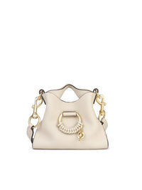 Mini sac à main Joan en cuir - Cement Beige