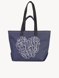 Sac cabas See By Bye Je t’aime en lin - Un Jean Bleu