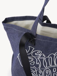 Sac cabas See By Bye Je t’aime en lin - Un Jean Bleu