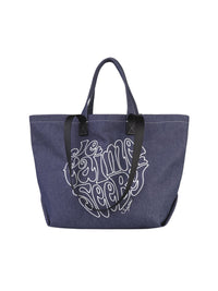 Sac cabas See By Bye Je t’aime en lin - Un Jean Bleu