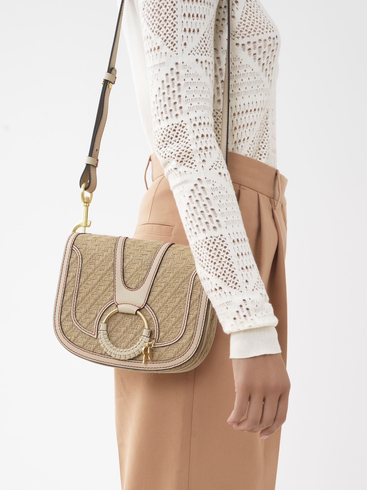 Sac porté épaule Hana - Beige Paille