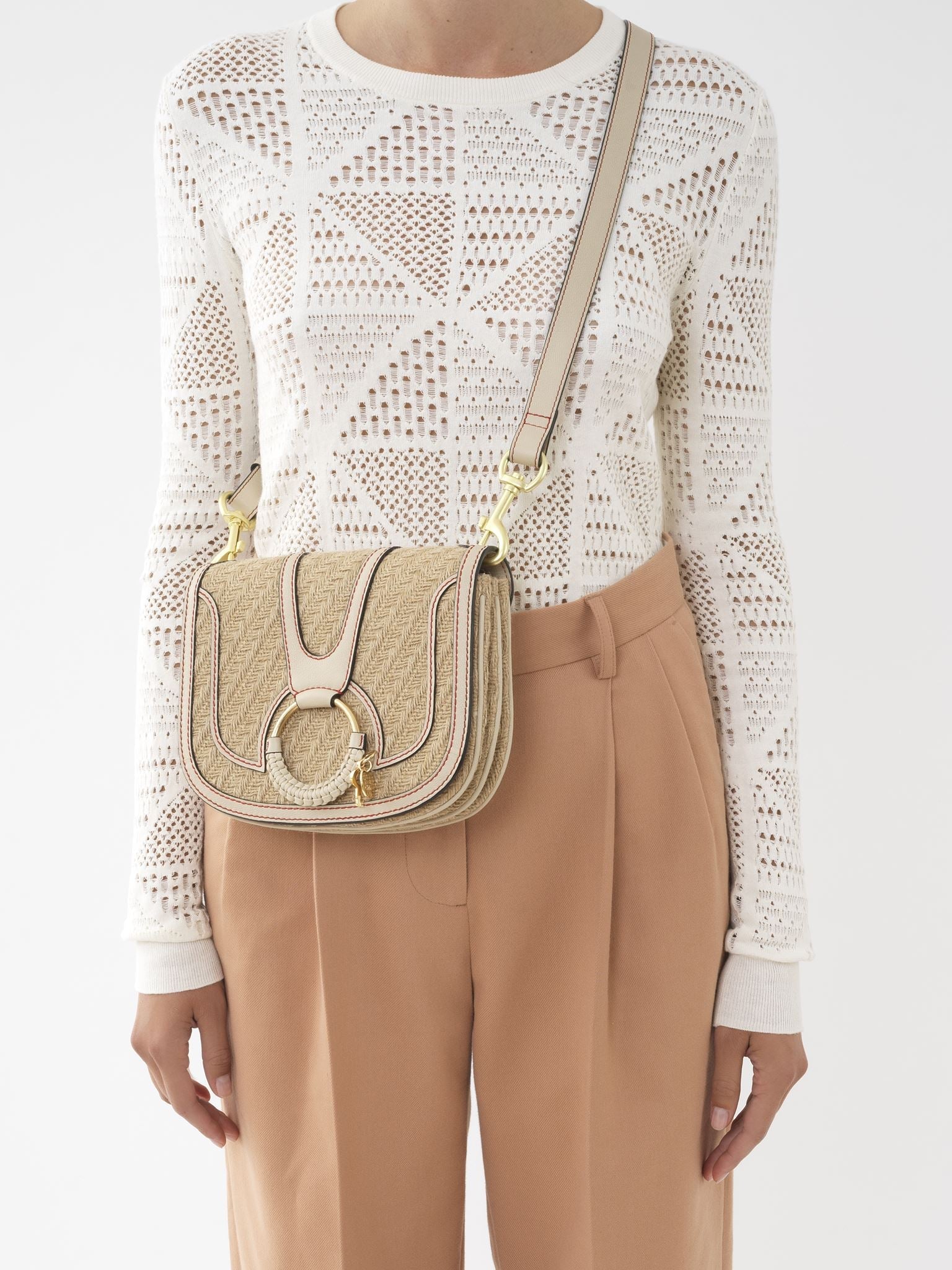 Sac porté épaule Hana - Beige Paille