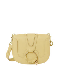 Sac porté épaule Hana en cuir - Vert Roux