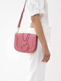 Sac porté épaule Hana en cuir - Rose Insistant