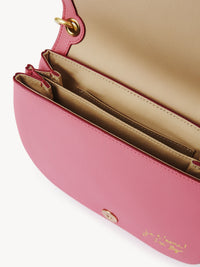 Sac porté épaule Hana en cuir - Rose Insistant