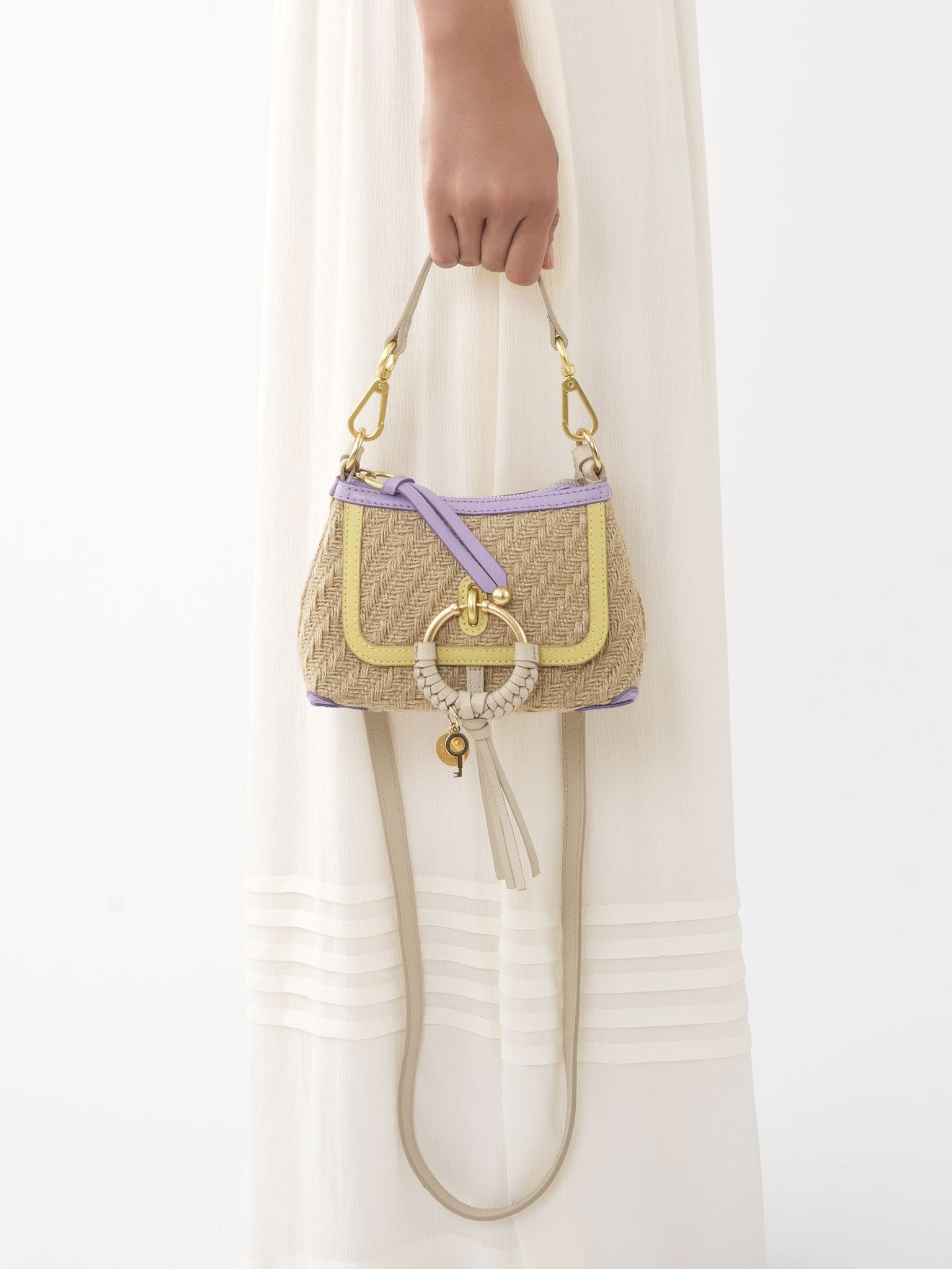 Mini sac Joan - Beige Paille