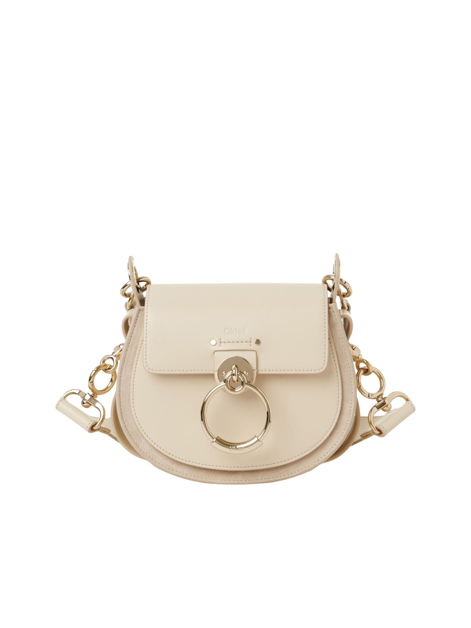 Petit sac Tess à bandoulière en cuir - Sweet Beige