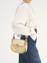 Petit sac Tess à bandoulière en cuir - Sweet Beige