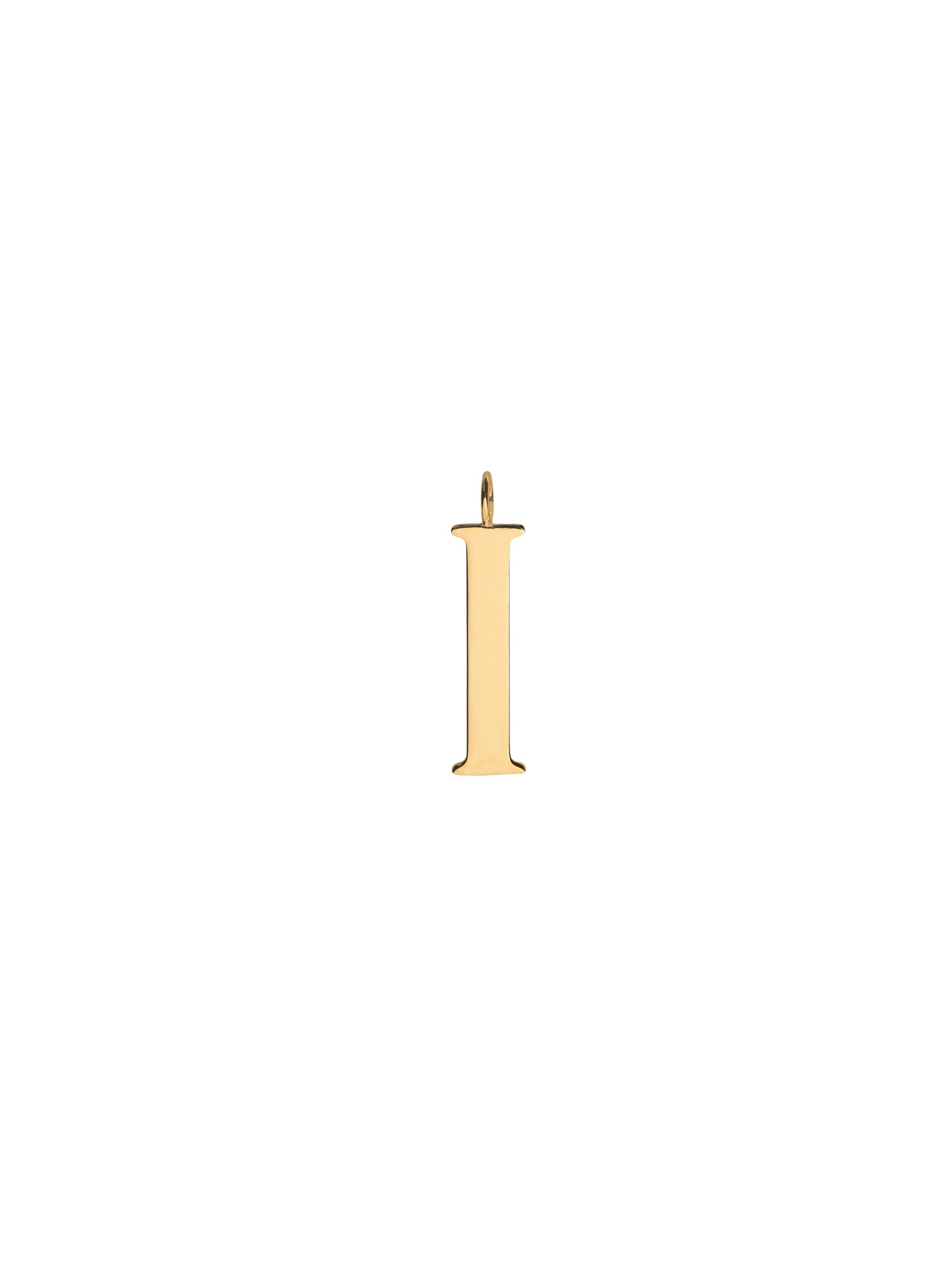 Pendentif Alphabet en laiton - Gold I