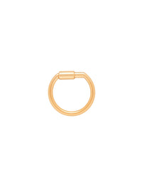 Anneau Alphabet pour sac en laiton - Gold